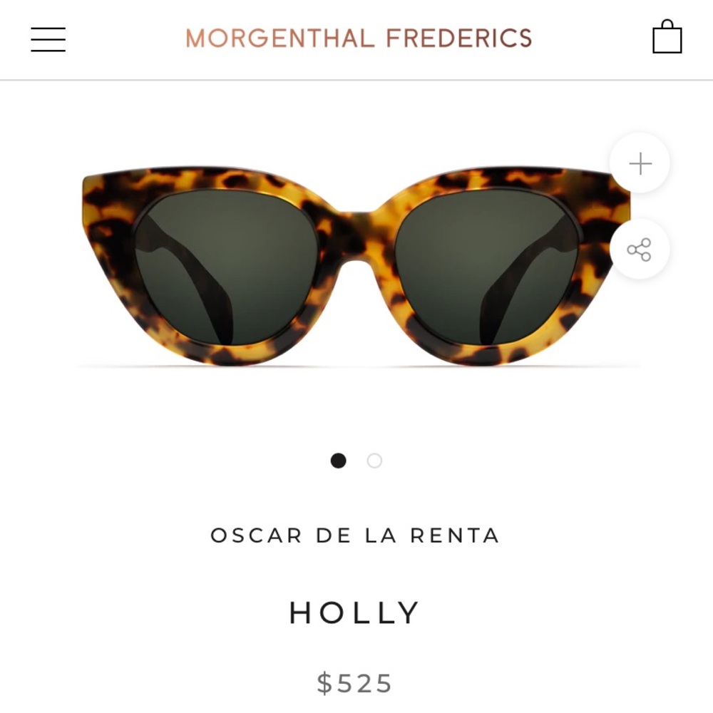 OSCAR DE LA RENTA X MORGENTHAL FREDERICS HOLLY SUNGLASSES